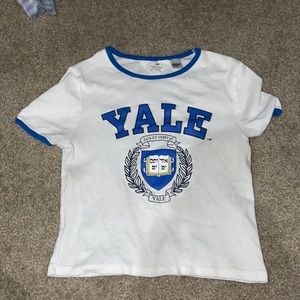 White and blue Yale Top